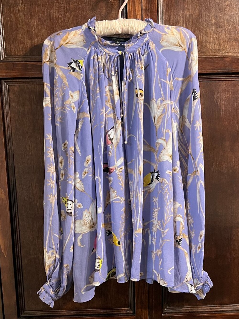 Banana Republic Avian Floral Blouse Small ( runs large )